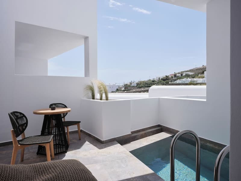 Private plunge pool at Kalea Mykonos, Mykonos, photo 2