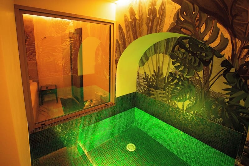 Private plunge pool at Profumo Maison Colosseo, Rome