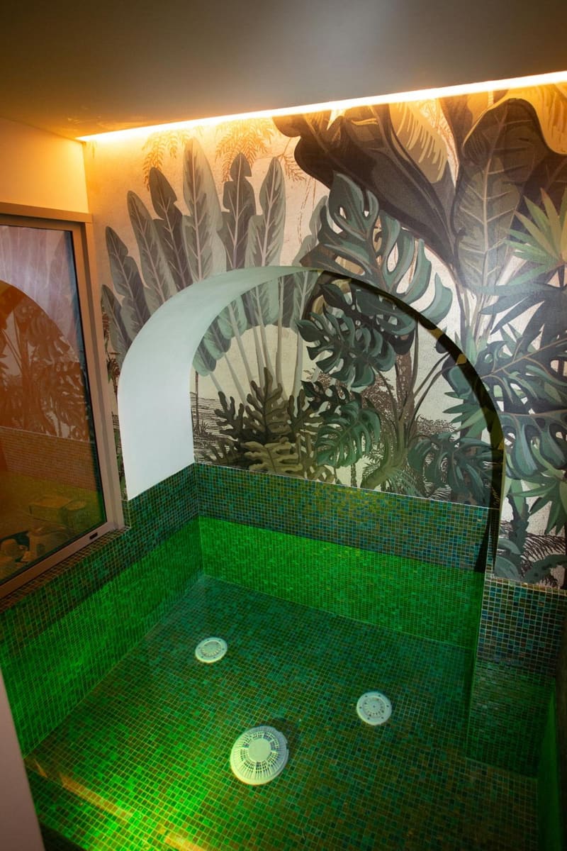 Private plunge pool at Profumo Maison Colosseo, Rome, photo 5