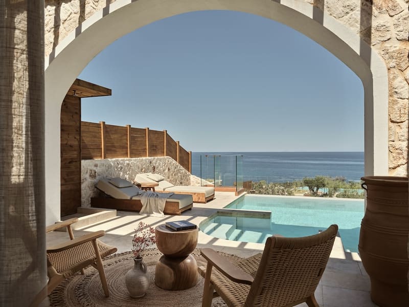 Private hot tub at Lesante Cape - The Leading Hotels of the World, Zakynthos, photo 3