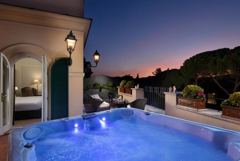 Private jacuzzi at Hotel Splendide Royal - The Leading Hotels of the World, Rome — photo 6