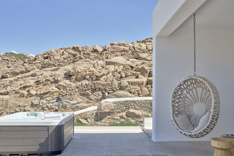 Private hot tub at Once in Mykonos - Designed for Adults, Mykonos — photo 6