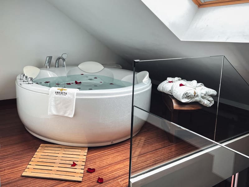 Private hot tub at Anahita Boutique Hotel, Malaga