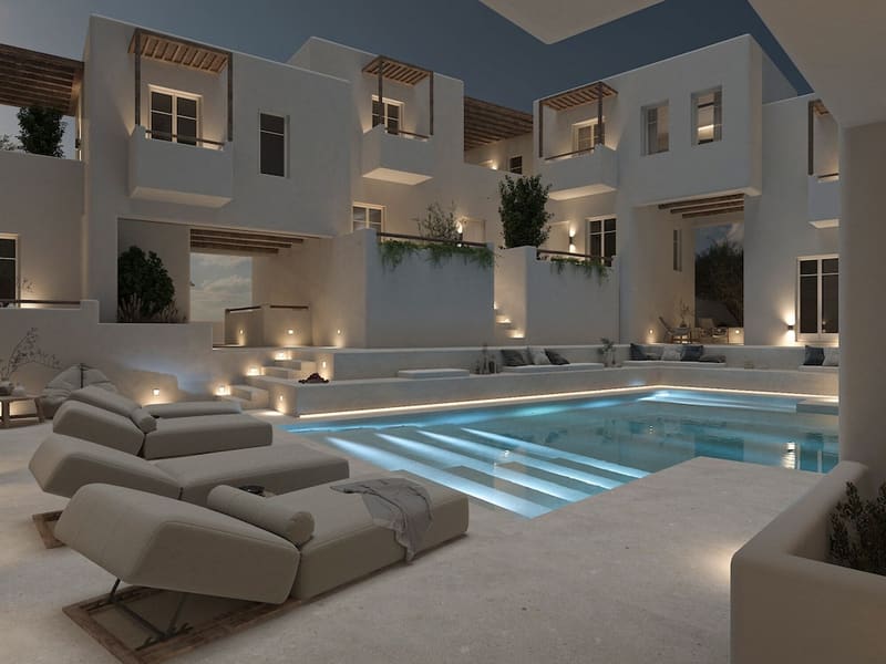 Private hot tub at Mazee Paros, Paros, photo 3