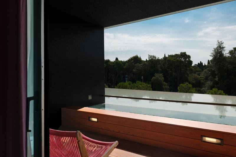 Private plunge pool at Lone Hotel by Maistra Collection, Rovinj