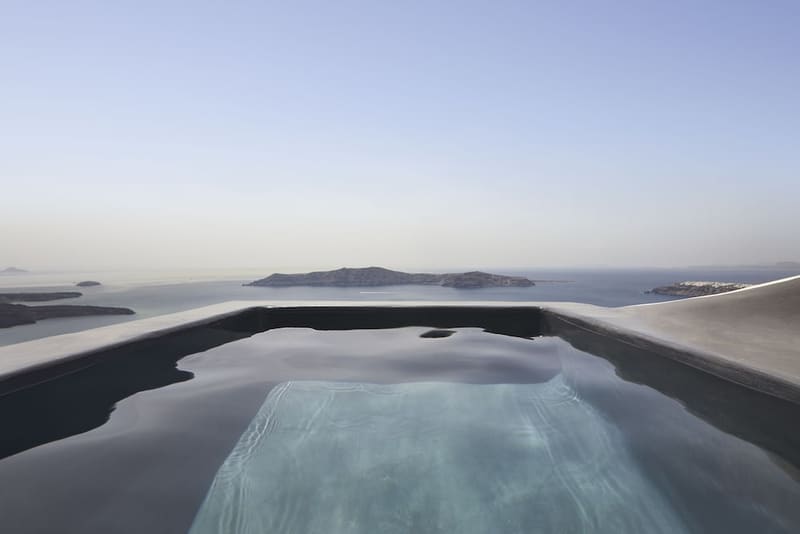 Private plunge pool at Kivotos Santorini - Preferred Hotels & Resorts, Santorini